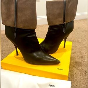 Vintage Fendi Casadei Ankle Boots- Excellent Condition Size 38